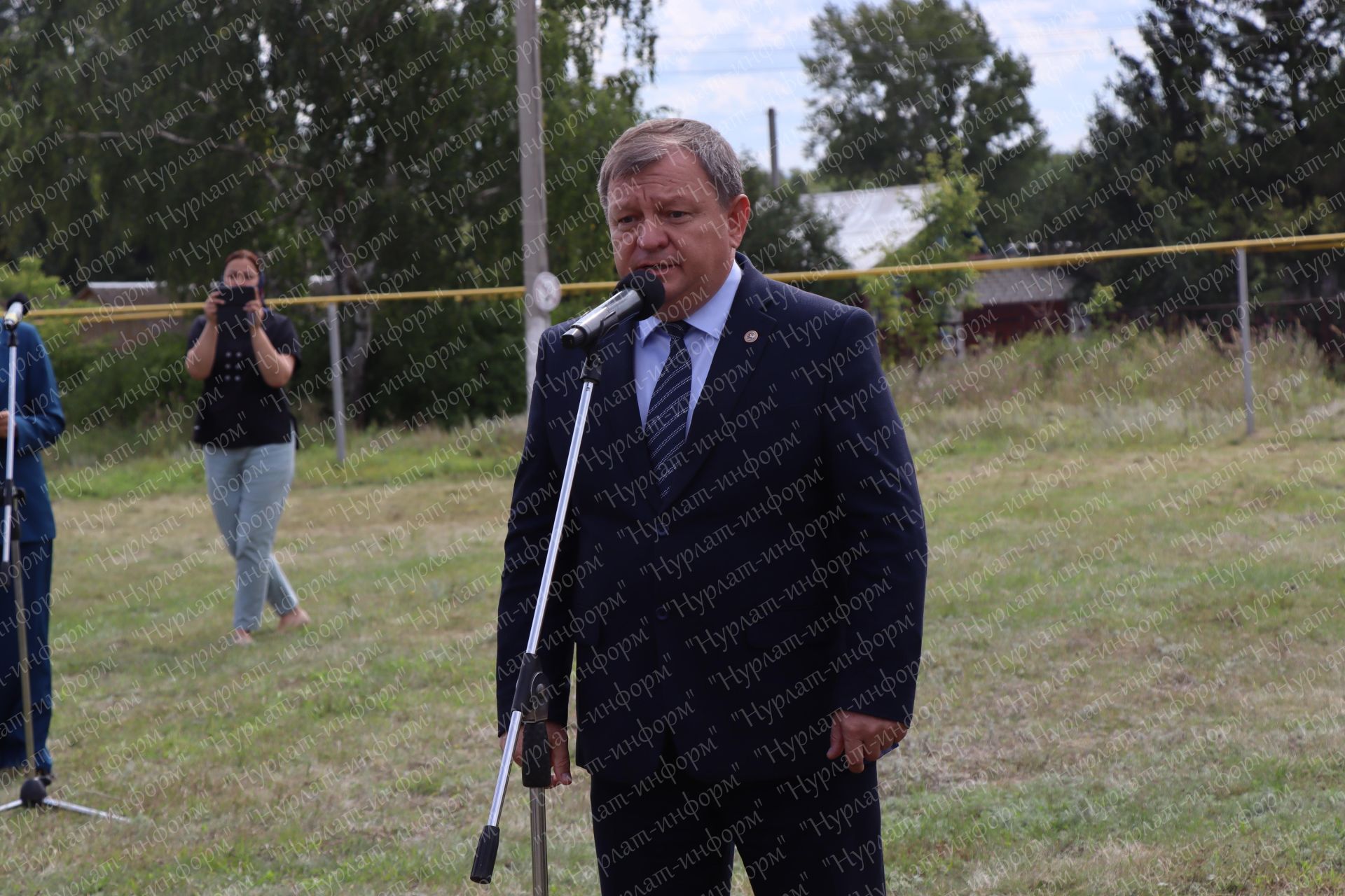 В Нурлатском районе простились с участником СВО