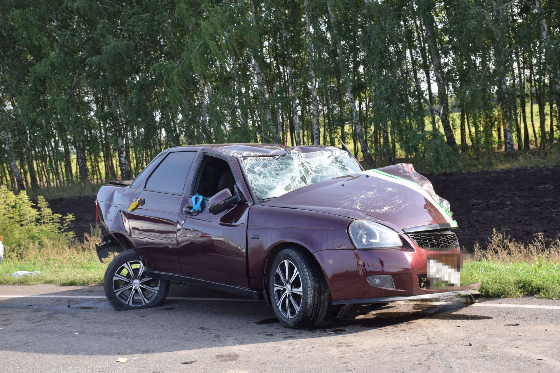 В Нурлате в ДТП попал свадебный кортеж