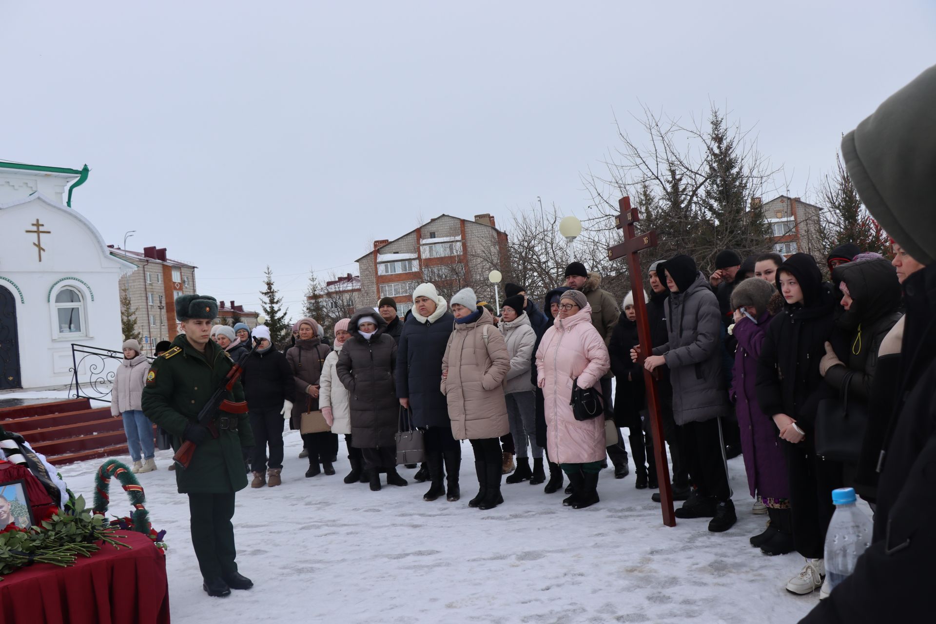 В Нурлате простились с участником СВО Журавлевым Эдуардом