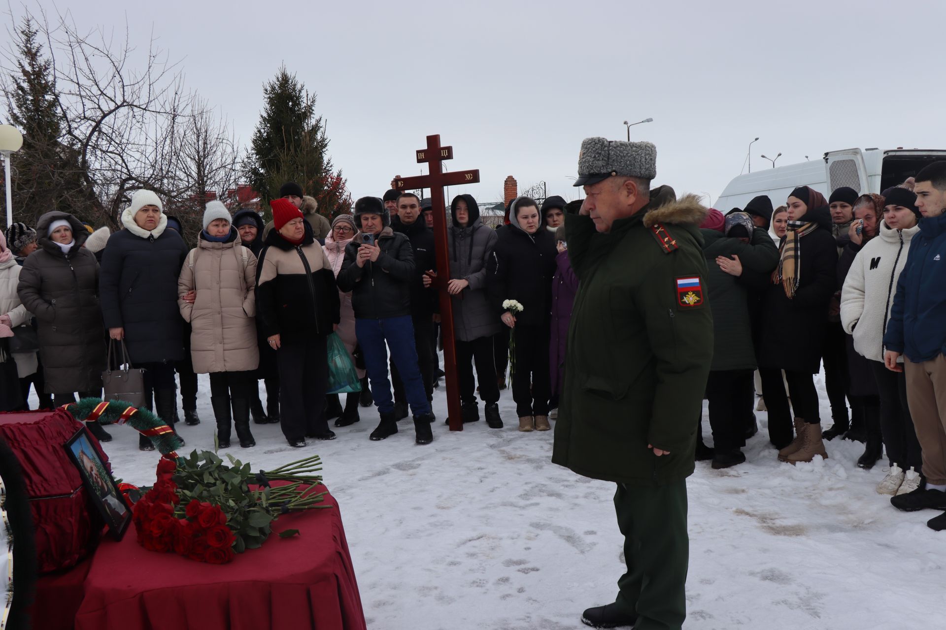 В Нурлате простились с участником СВО Журавлевым Эдуардом