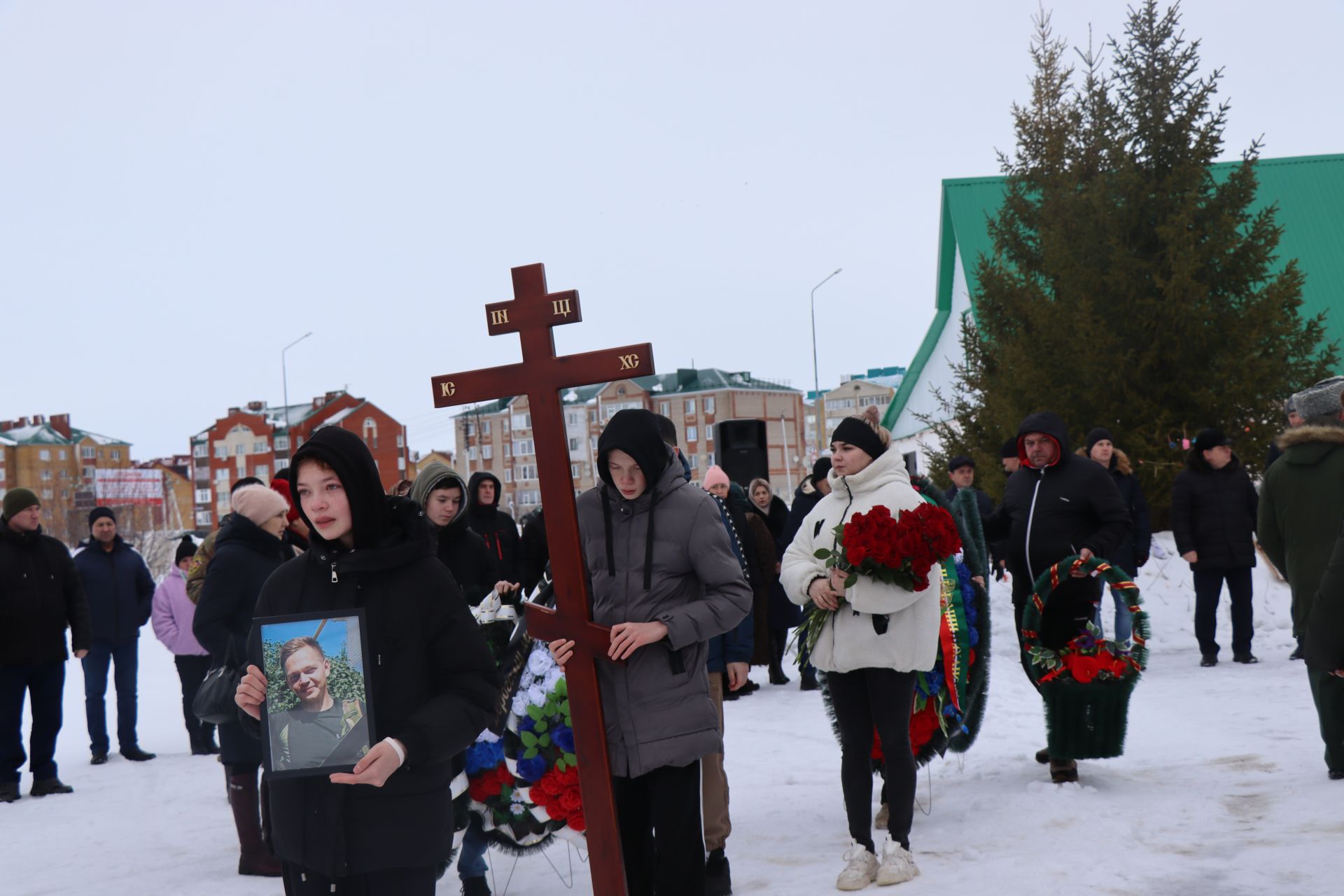 В Нурлате простились с участником СВО Журавлевым Эдуардом