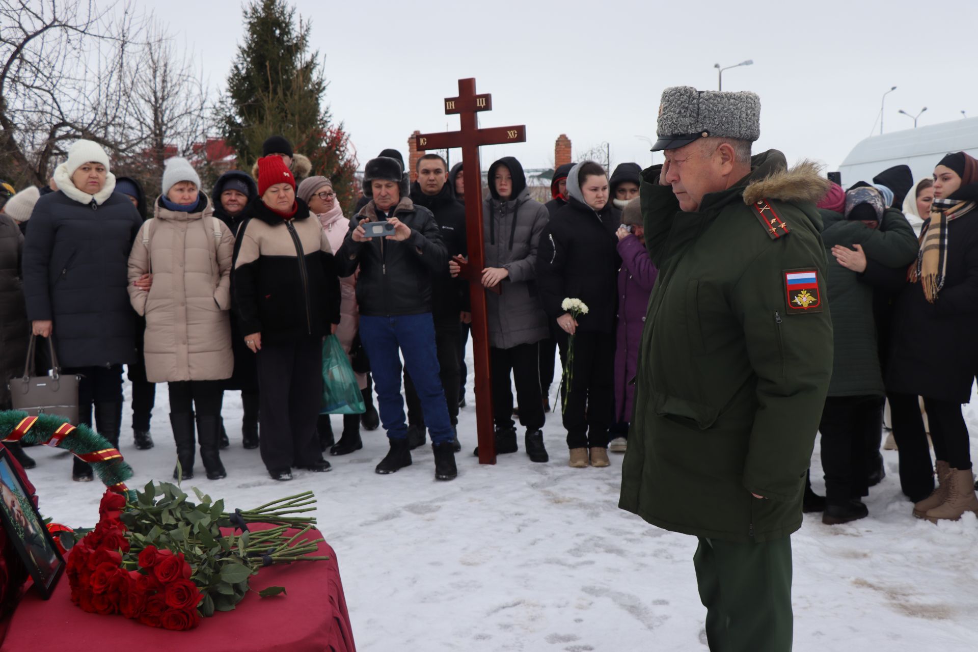 В Нурлате простились с участником СВО Журавлевым Эдуардом