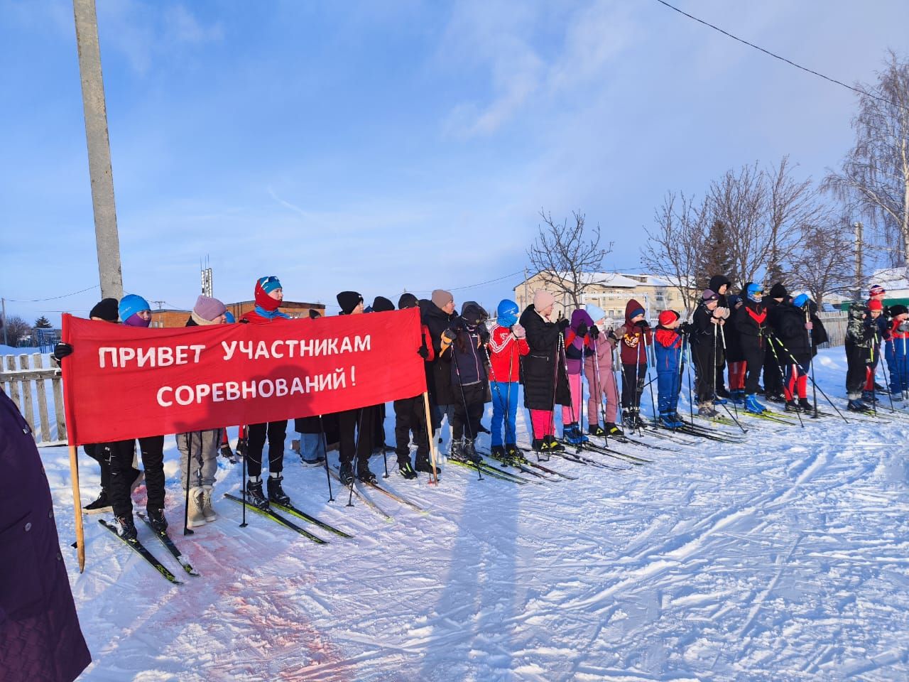 В селе Старые Челны Нурлатского района состоялись традиционные соревнования «Рождественская лыжня»