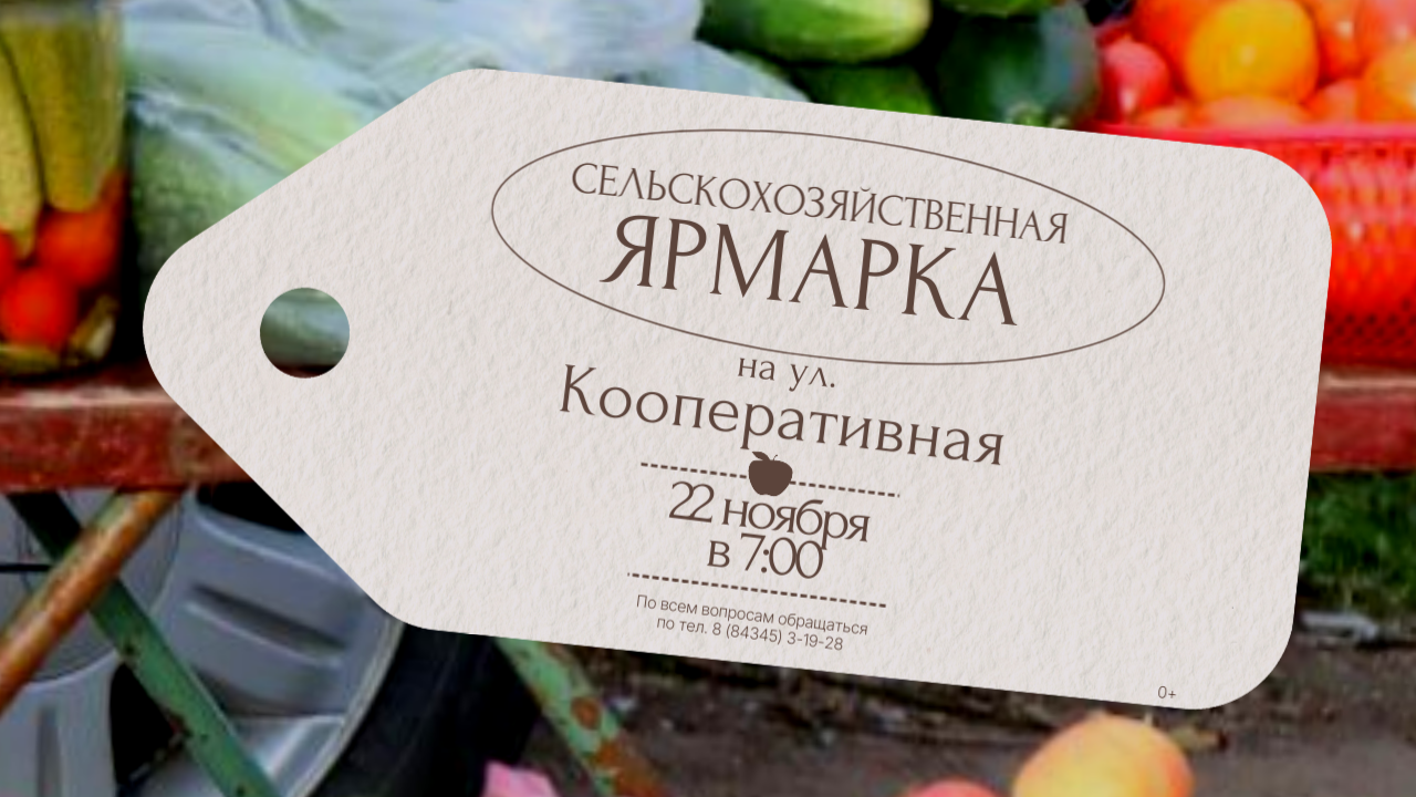 22 ноября в Нурлате пройдет осенняя сельскохозяйственная ярмарка