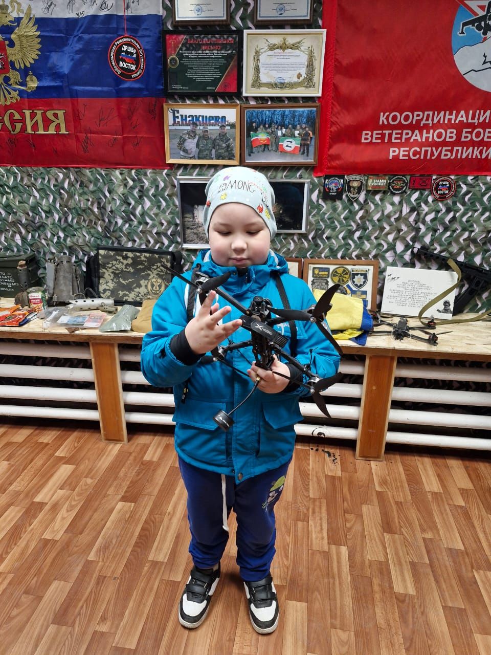 Воспитанники детского сада «Колосок» посетили пункт сбора гуманитарной помощи «Все для победы Нурлат»