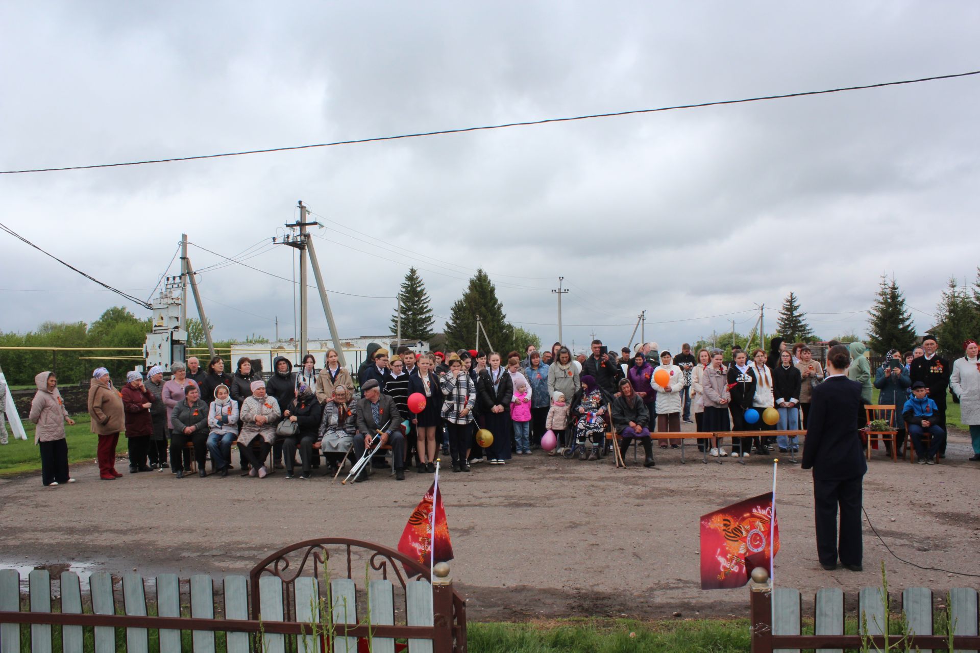 Митинг в Гайтанкине прошел с участием единственной в селе труженицы тыла Пелагеи Глуховой