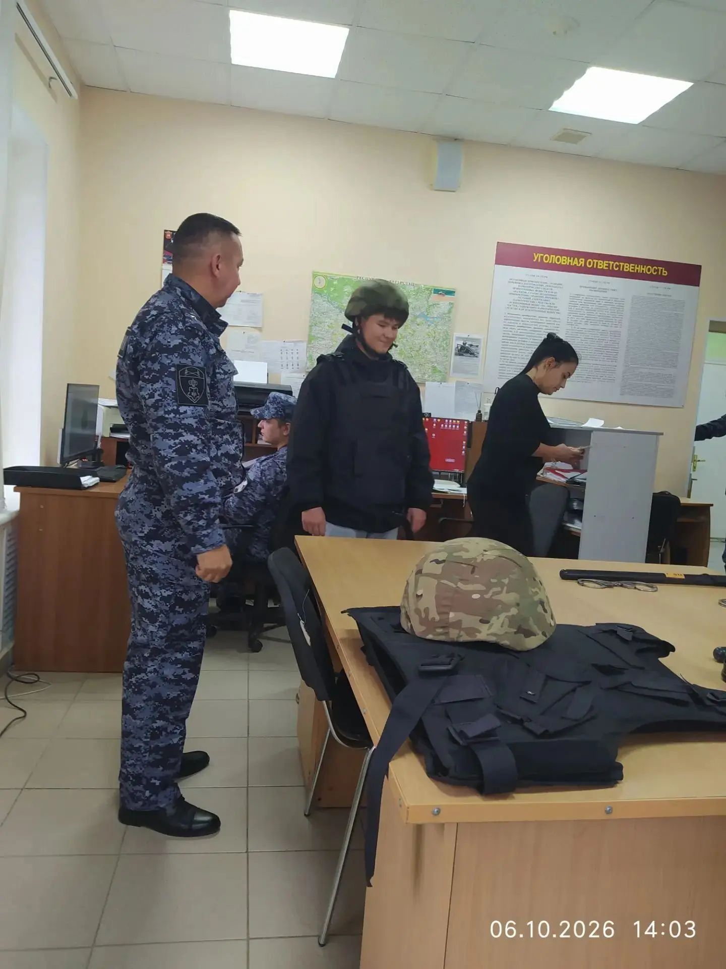 Нурлатские школьники побывали в Росгвардии по проекту «Билет в будущее»