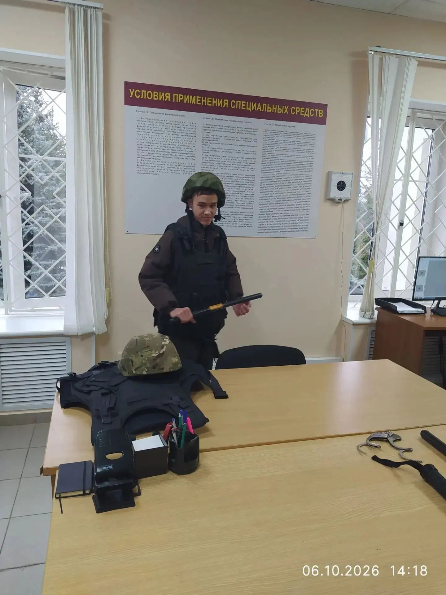 Нурлатские школьники побывали в Росгвардии по проекту «Билет в будущее»