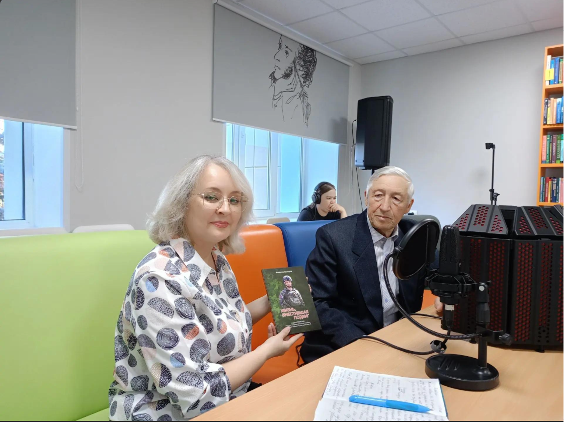 В Нурлате записали подкаст с писателем Владимиром Кашкаровым