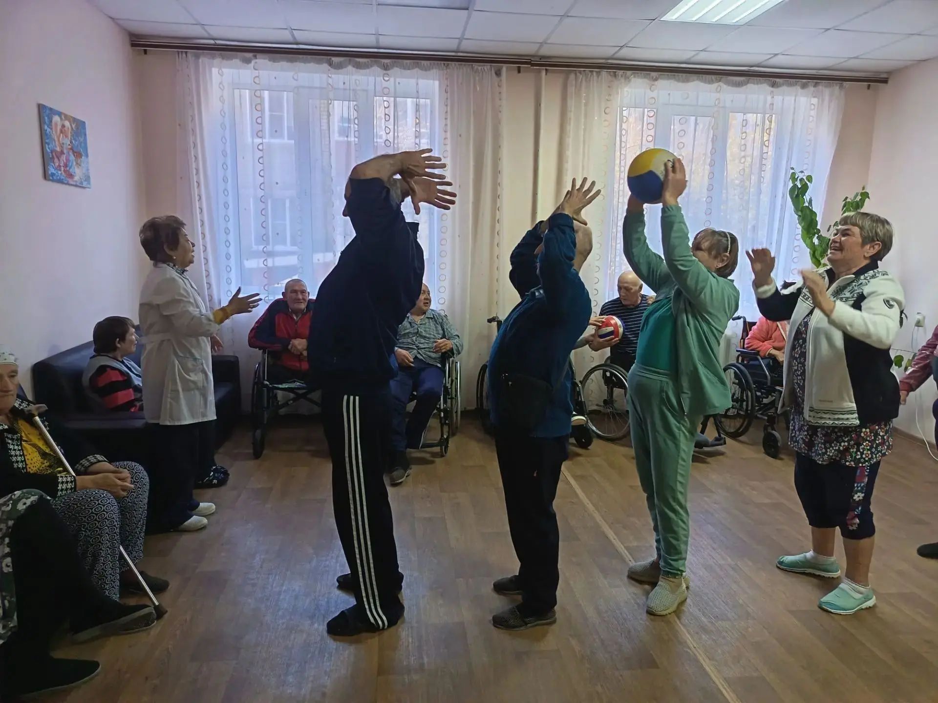 В Нурлатском доме-интернате прошли спортивные состязания для старшего поколения