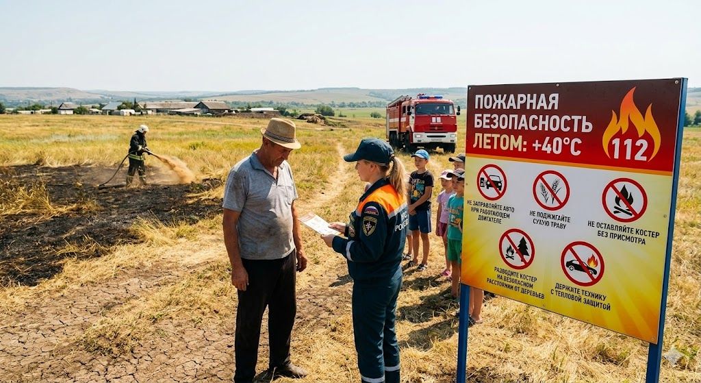 Летний зной до +40°C: время повышенной пожарной опасности