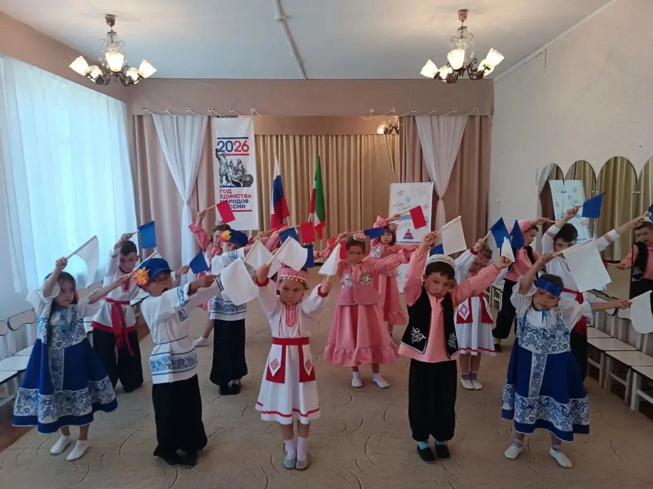 Флешмоб в честь родного языка прошел в детсаду «Елочка» в Нурлате