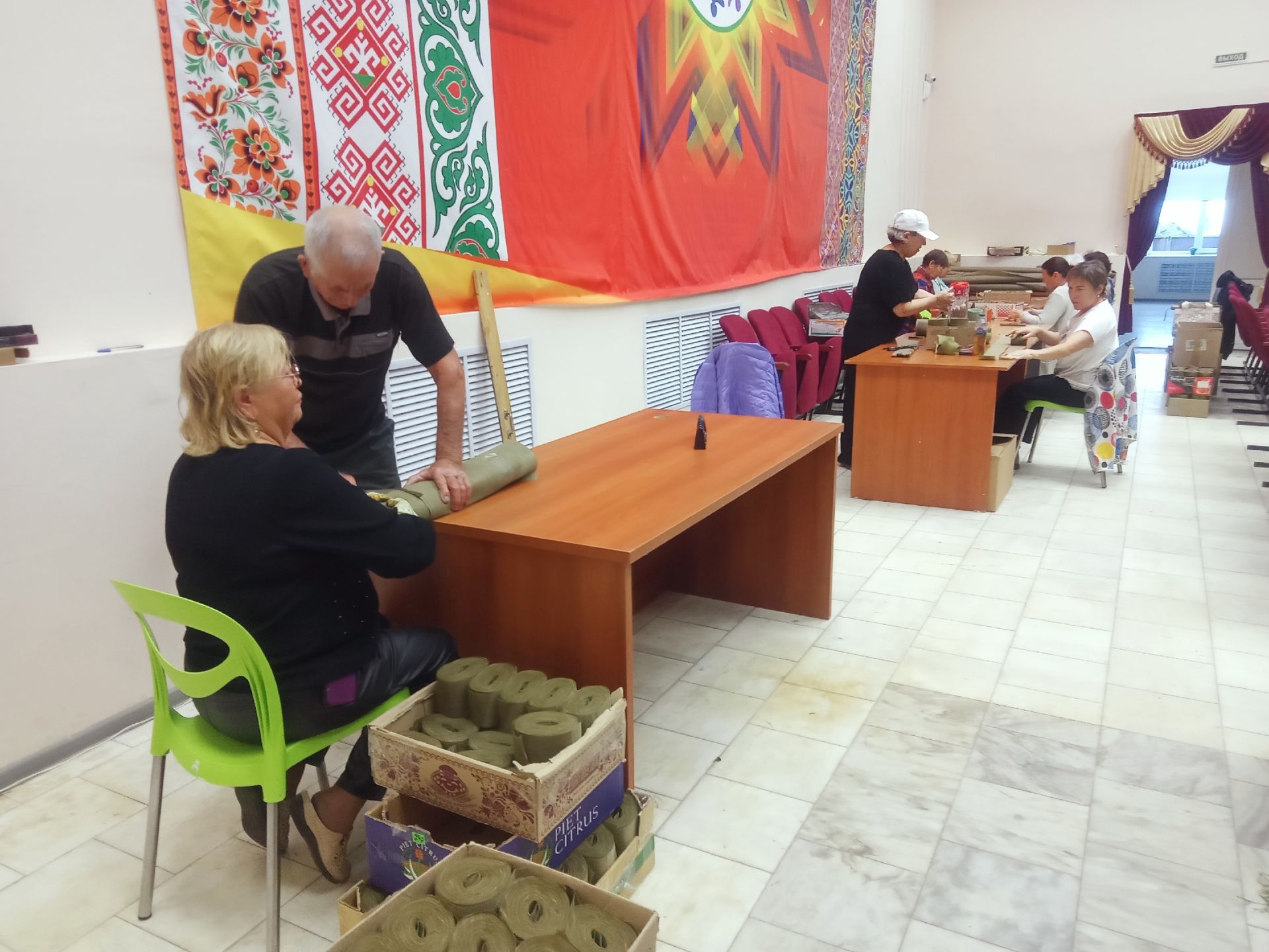 «Серебряные» волонтеры Нурлата перешли на двухсменный режим работы