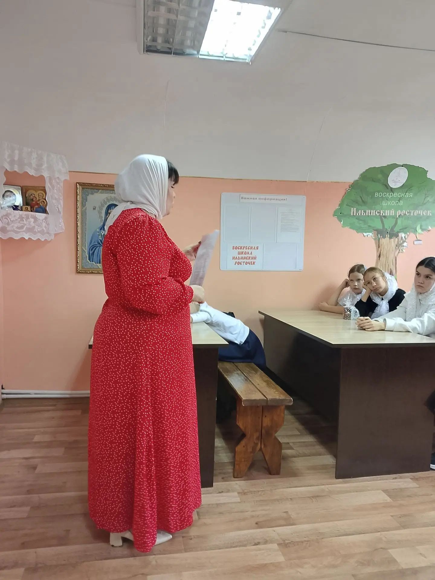 В Нурлате прошло занятие воскресной школы о святых Ольге и Владимире