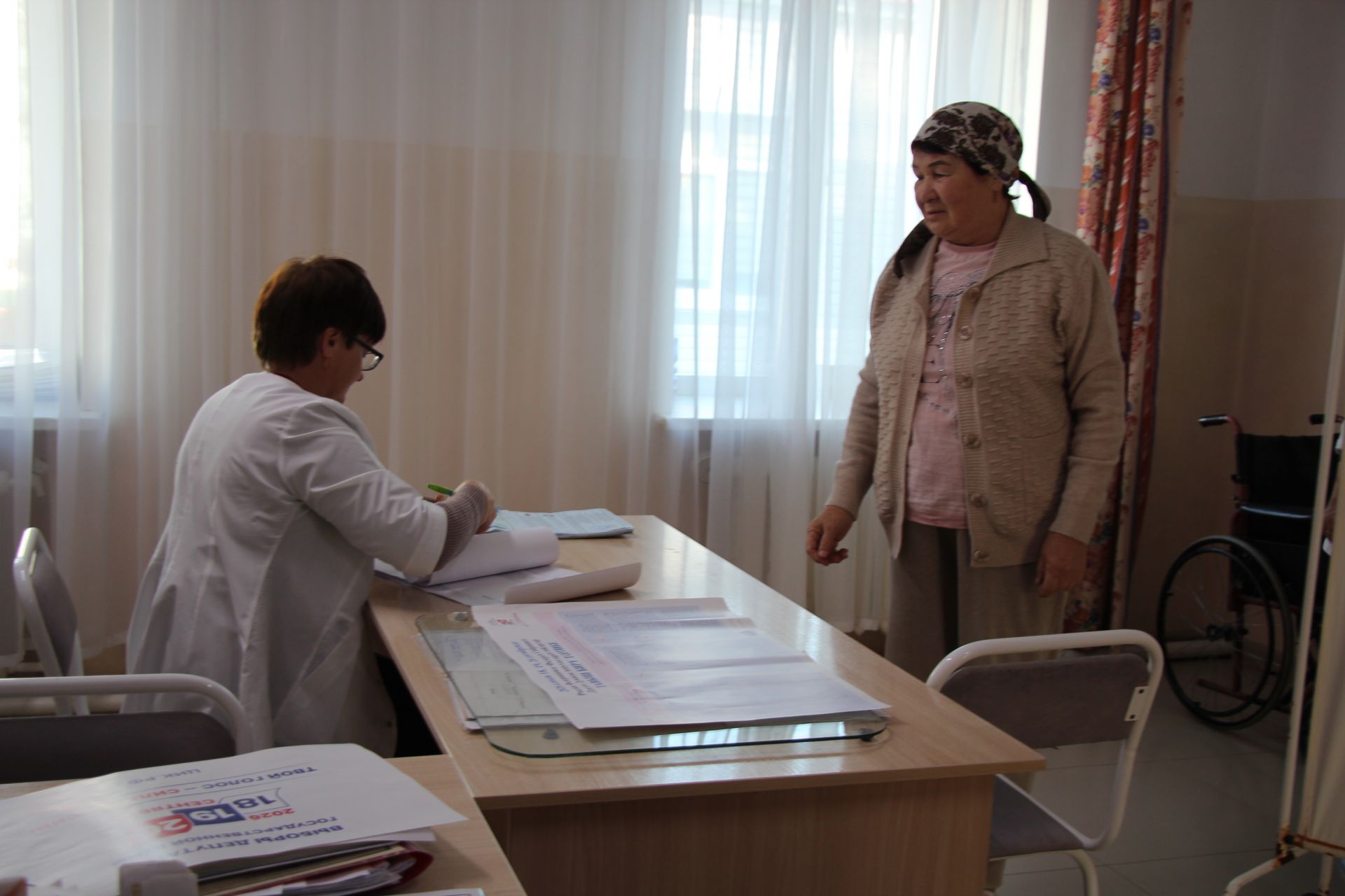 В Нурлате пациенты ЦРБ голосовали прямо в больничных палатах