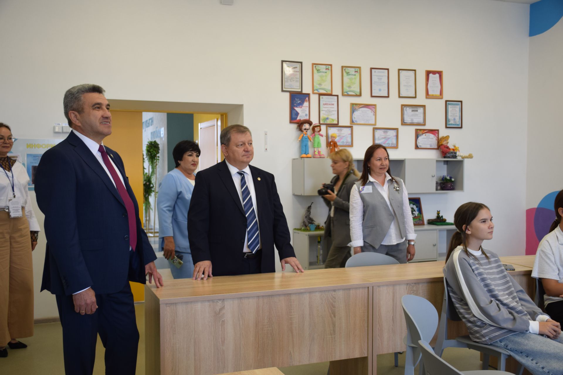 Министр образования и науки Татарстана Ильсур Хадиуллин с рабочим визитом посетил Нурлат