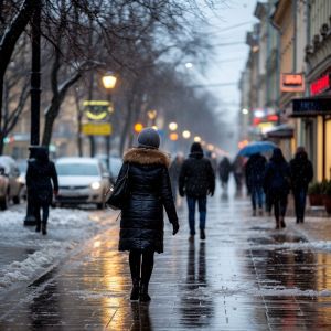 Мокрый снег, гололед и сильный ветер ожидаются в Татарстане 13 декабря