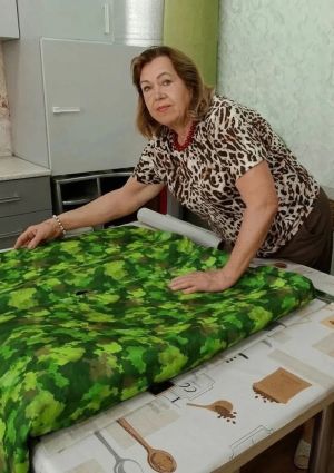 Нурлаттан Хәмдия Кудашова махсус хәрби операция сугышчыларына ярдәм итә