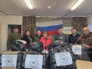 В Нурлате отправили первую партию антитепловизорных одеял бойцам