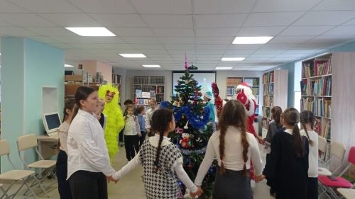 В центральной библиотеке Нурлата прошло мероприятие, посвященное Старому Новому году