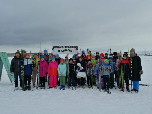 Нурлатцы вышли на рождественскую лыжню