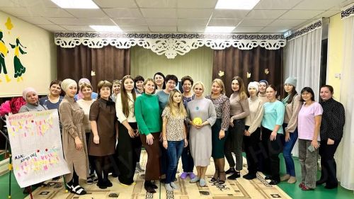 В детском саду «Алсу» Нурлата состоялась встреча родителей с психологом