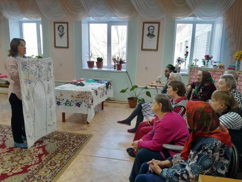 В Нурлатском доме-интернате для престарелых и инвалидов состоялось мероприятие «Прикладное искусство татар»