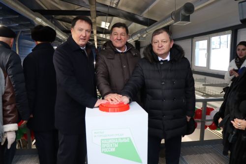 В Нурлате торжественно запустили новую систему водоснабжения