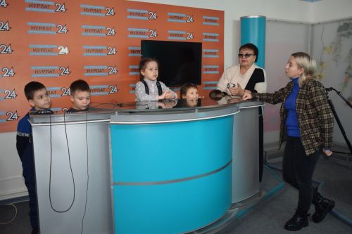Юные журналисты детского сада «Камыр Батыр» побывали в «Нурлат-информе»