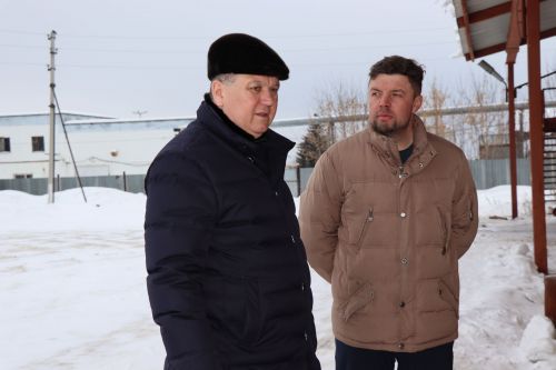 Алмаз Ахметшин посетил молокоперерабатывающий завод в Тюрнясеве