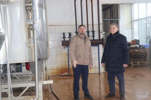 Алмаз Ахметшин посетил молокоперерабатывающий завод в Тюрнясеве