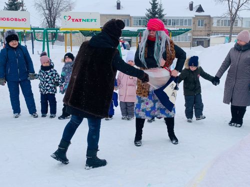 В детском саду «Белочка» г. Нурлат прошли масленичные гуляния
