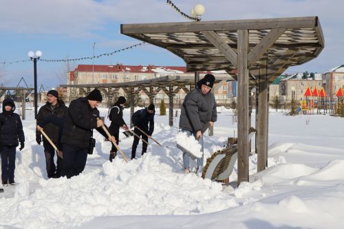 Алмаз Ахметшин ознакомился с зимним содержанием общественных пространств