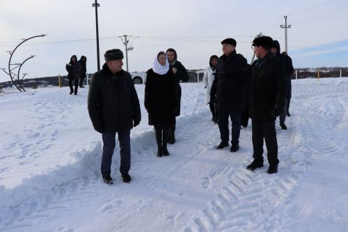 Алмаз Ахметшин ознакомился с зимним содержанием общественных пространств
