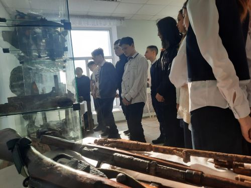 Урок мужества в музее Боевой славы прошел для учащихся Мамыковской школы