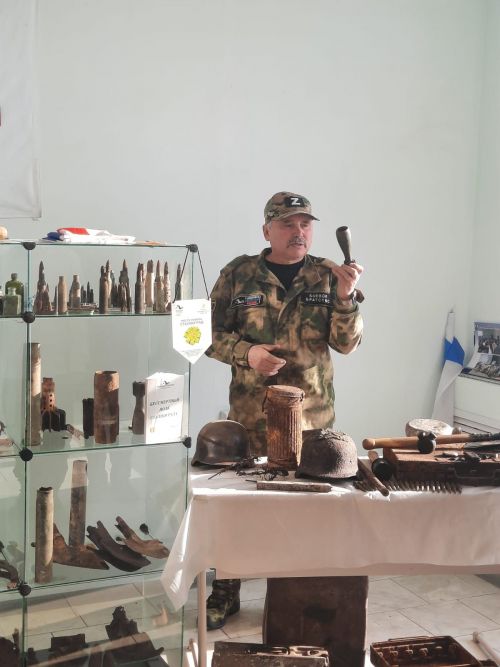 Урок мужества в музее Боевой славы прошел для учащихся Мамыковской школы