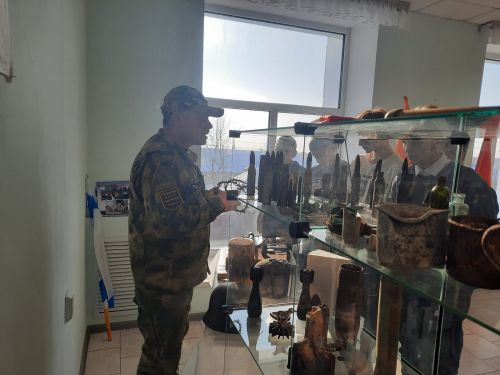 Урок мужества в музее Боевой славы прошел для учащихся Мамыковской школы