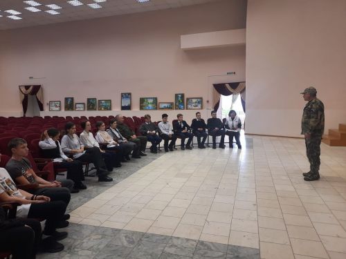 Урок мужества в музее Боевой славы прошел для учащихся Мамыковской школы