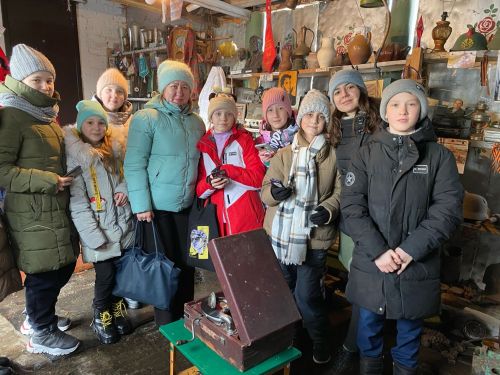 Учащиеся школы №9 города Нурлат встретились с Лениным