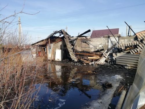 В Нурлате гараж сгорел по вине его владельца