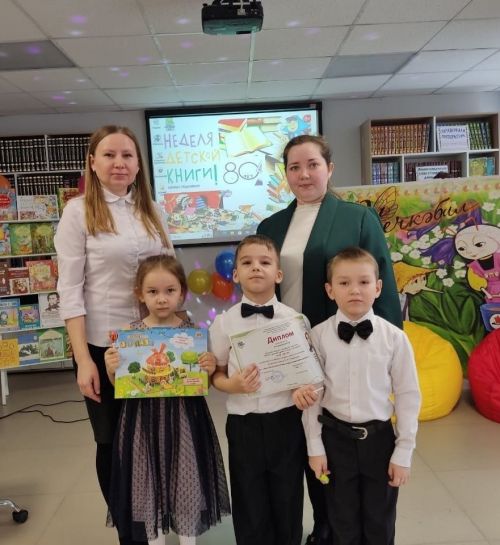 В Нурлате воспитанники детского сада «Алсу» участвуют в мероприятиях, приуроченных к Неделе детской книги