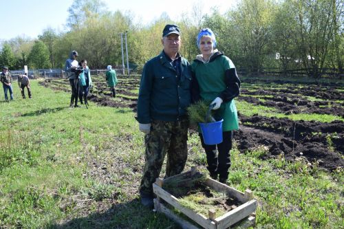 Нурлатцы разбили Сад памяти в Заречном