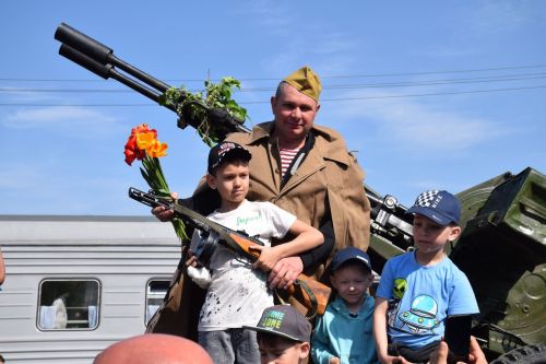 В Нурлате встретили «Паровоз Победы»