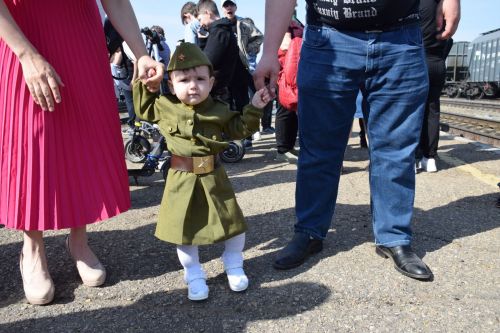 В Нурлате встретили «Паровоз Победы»
