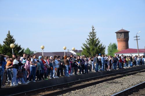 В Нурлате встретили «Паровоз Победы»