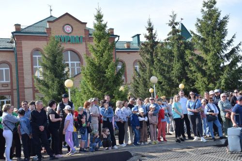 В Нурлате встретили «Паровоз Победы»