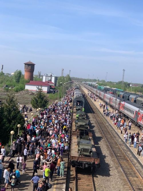 В Нурлате встретили «Паровоз Победы»