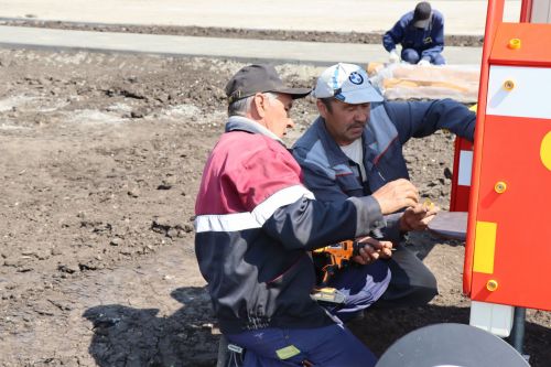 Глава Нурлатского района ознакомился с ходом благоустройства сквера нефтяников «Игелек»