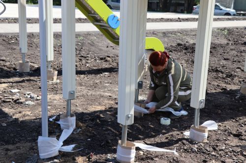 Глава Нурлатского района ознакомился с ходом благоустройства сквера нефтяников «Игелек»