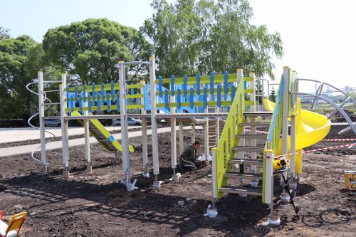 Глава Нурлатского района ознакомился с ходом благоустройства сквера нефтяников «Игелек»